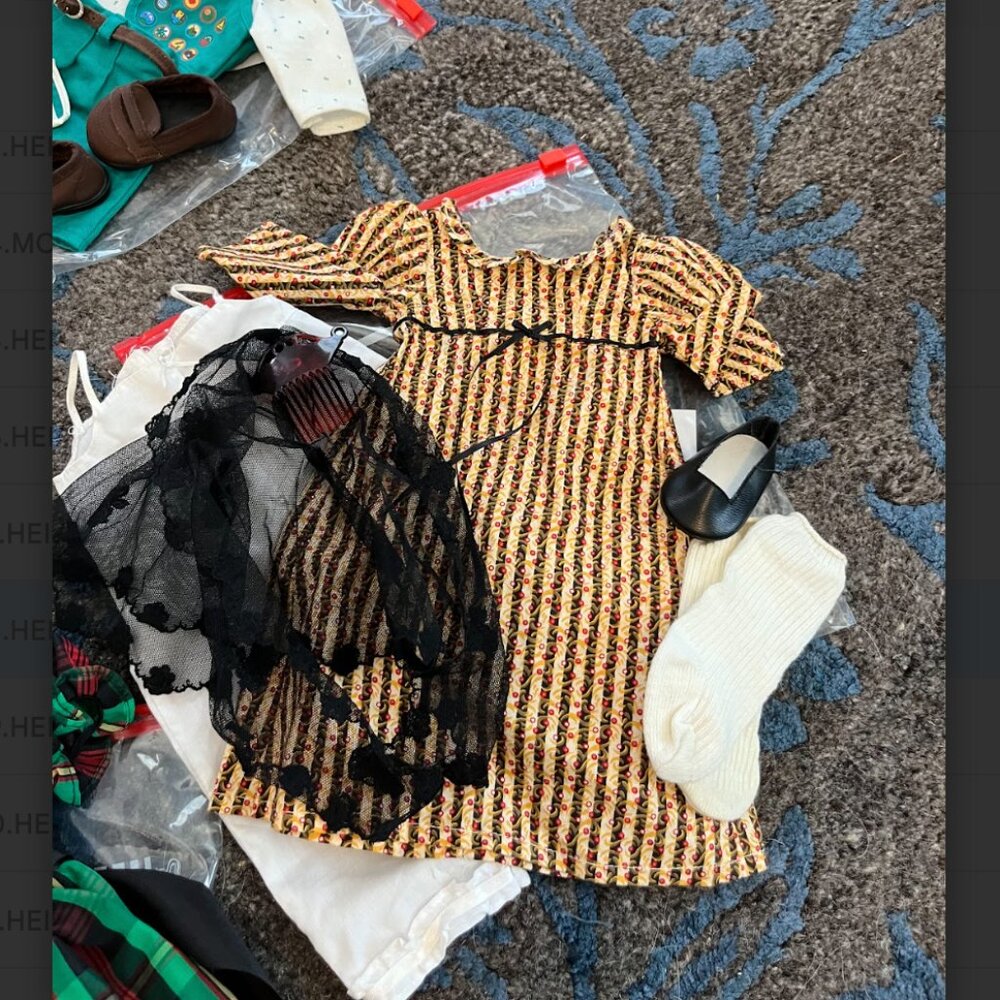 Retired Vintage American Girl Doll Josefina Holiday Outfit (1997)